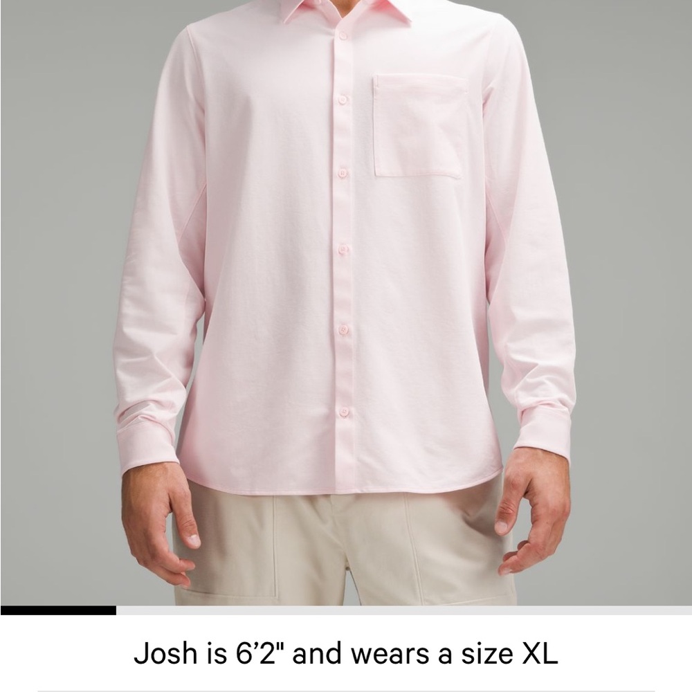 Casual Pink Button Down Shirt with Relaxed Fit